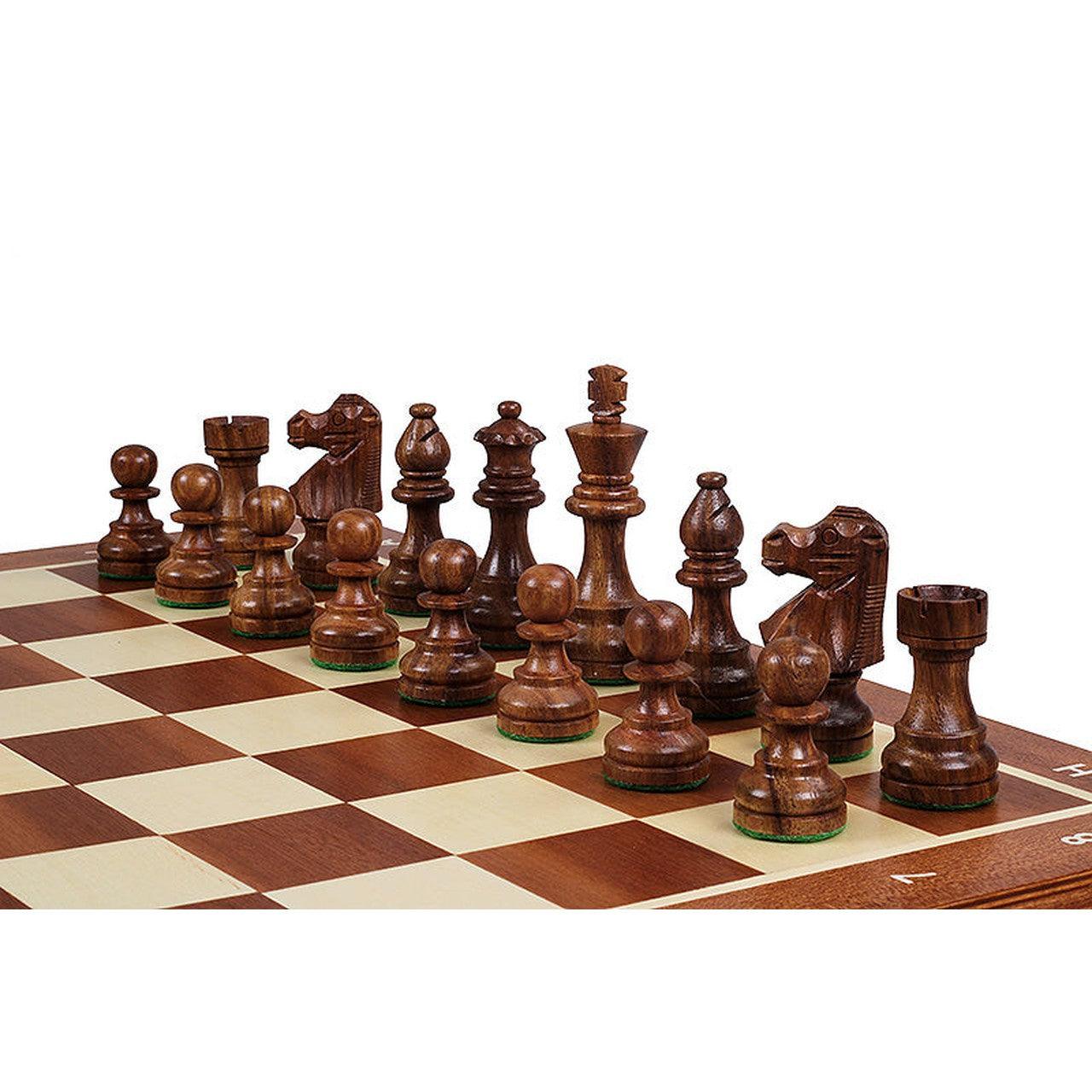 FRENCH STAUNTON Shakkipeli-Taitettava Virallinen Shakkisetti-TiberianChess.fi