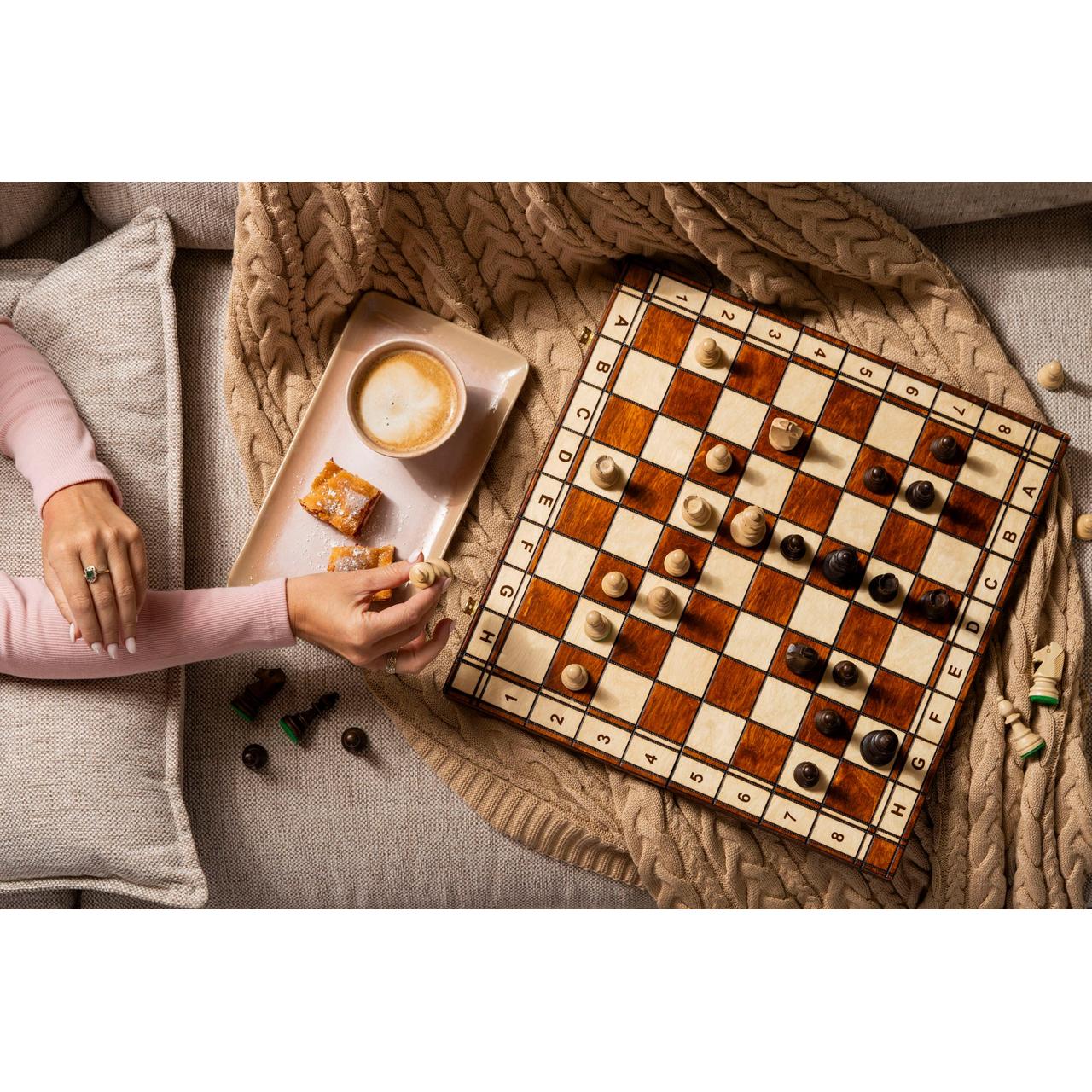 STAUNTON ASH Chess Set | 42 cm