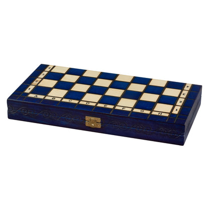 KING'S BLUE Chess Set | 38cm