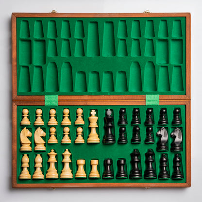 Chess Pieces GERMAN STAUNTON BLACK