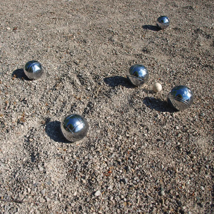 Petanque & Boule Setti Metallikuulilla